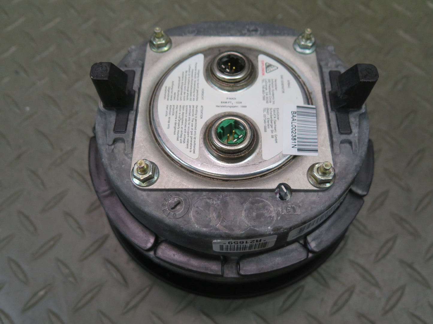 01-06 BMW 330ci E46 CONVERTIBLE FRONT LEFT DRIVER SIDE STEERING WHEEL SRS AIRBAG OEM