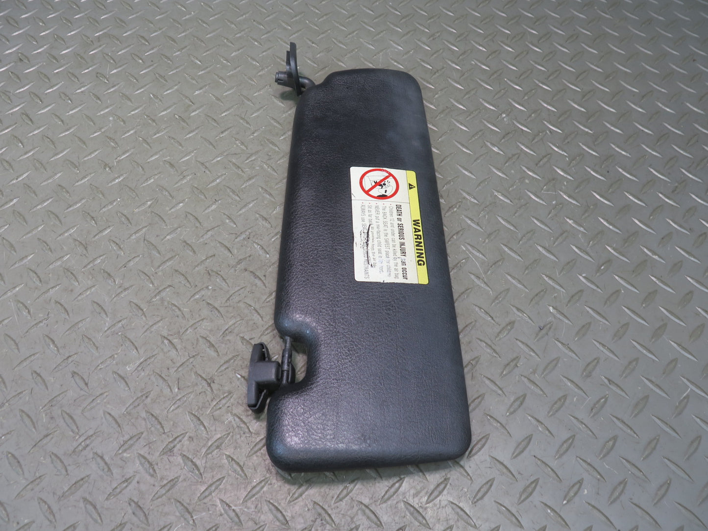 01-06 BMW E46 330ci Convertible Set of 2 Front Left & Right Sun Visor Black OEM