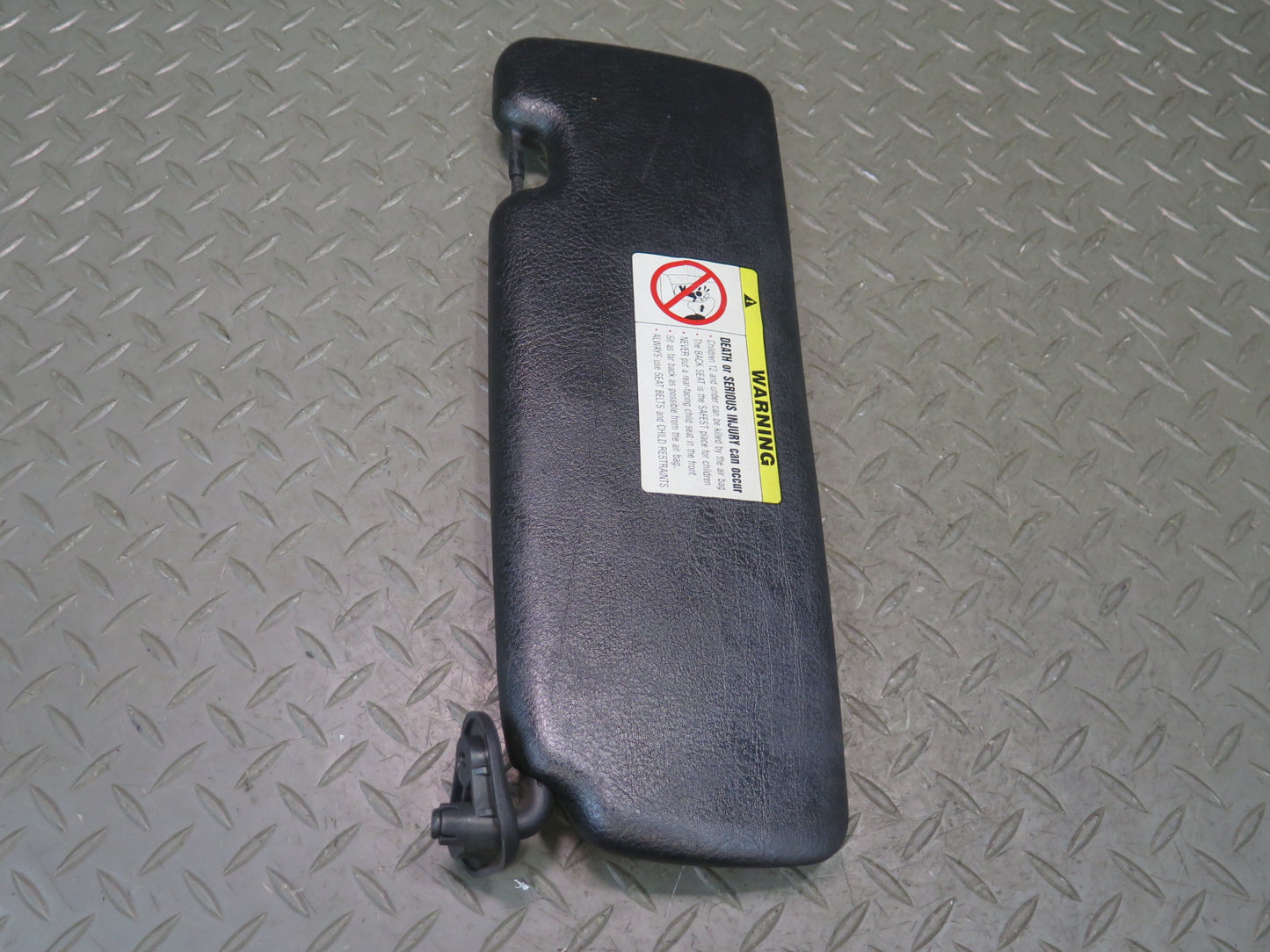 01-06 BMW E46 330ci Convertible Set of 2 Front Left & Right Sun Visor Black OEM