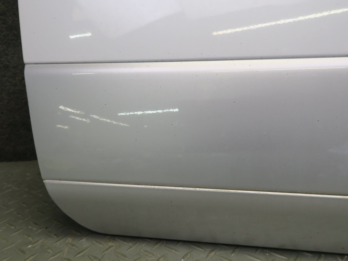 95-97 Nissan Gloria HY33 Front Left Door Shell Panel White w Guides & Bolts OEM