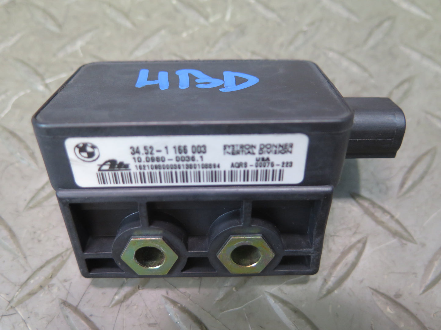 00-01 BMW E46 330ci YAW Turn Rate Acceleration Speed Sensor 1166003 OEM