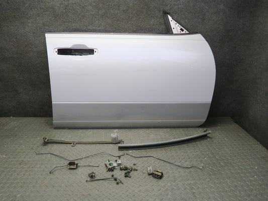 95-97 Nissan Gloria HY33 Front Right Door Shell Panel White w Guides & Bolts OEM