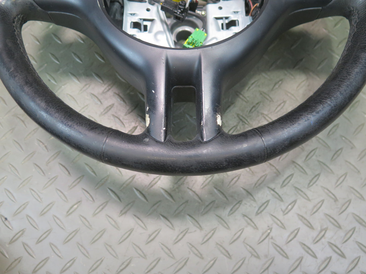 01-06 BMW E46 330ci 3-SPOKE Leather Sport Steering w Controls Black OEM