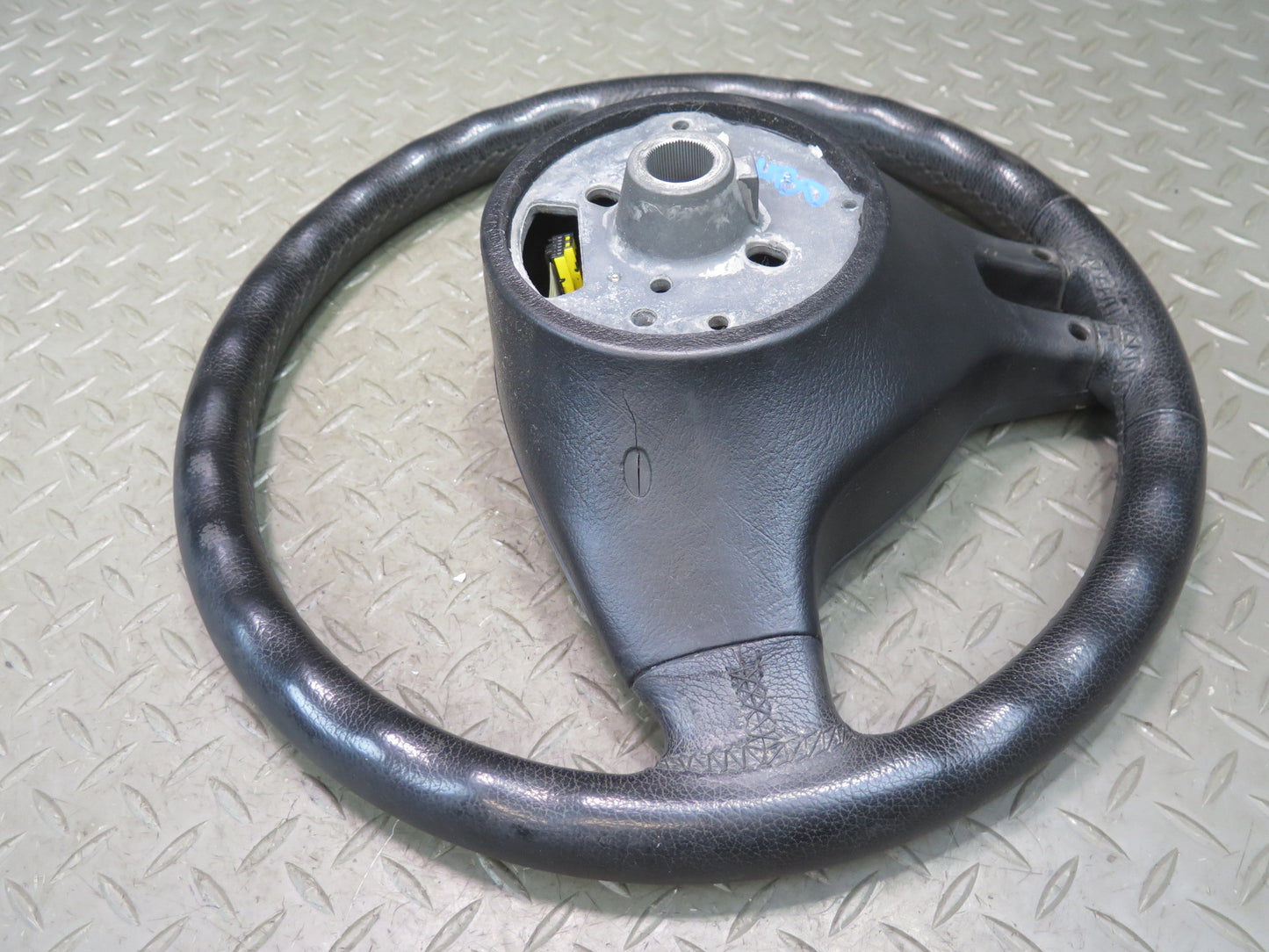 01-06 BMW E46 330ci 3-SPOKE Leather Sport Steering w Controls Black OEM