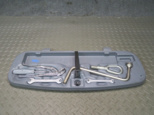 01-06 BMW E46 330ci Convertible Trunk Spare Tire Wrench Tool KIT w Case OEM