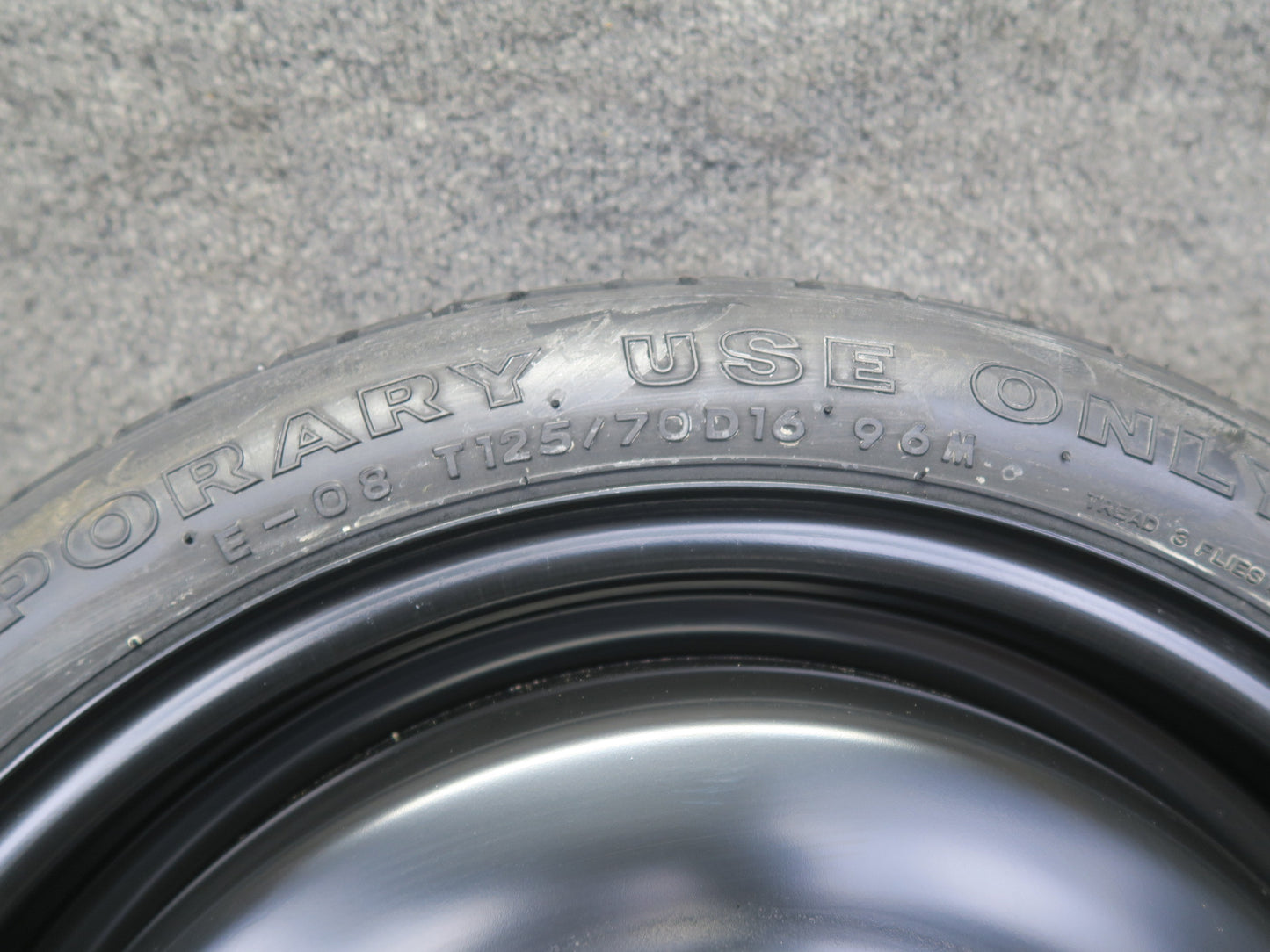 96-98 Nissan Stagea WGC34 Spare Tire R16" Wheel Rim 16x4T T125/70 96M OEM