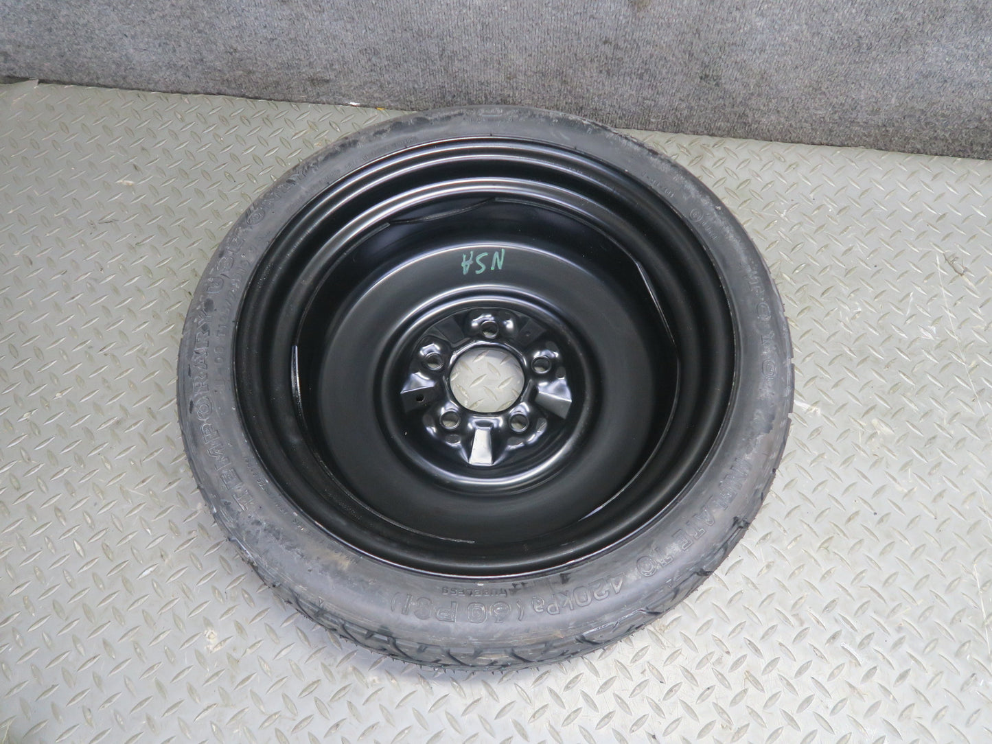 96-98 Nissan Stagea WGC34 Spare Tire R16" Wheel Rim 16x4T T125/70 96M OEM
