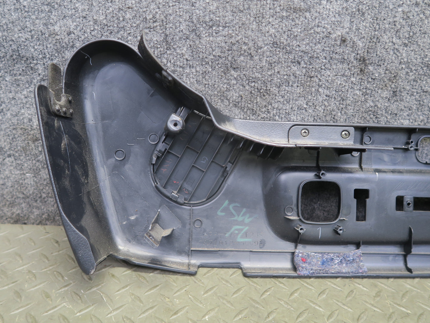 04-06 Lexus LS430 UCF30L Set of 3 Front Left Driver Seat Lower Trim Black OEM
