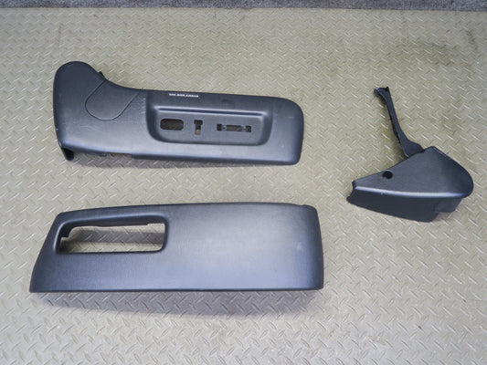 04-06 Lexus LS430 UCF30L Set of 3 Front Right Pass Seat Lower Trim Black OEM