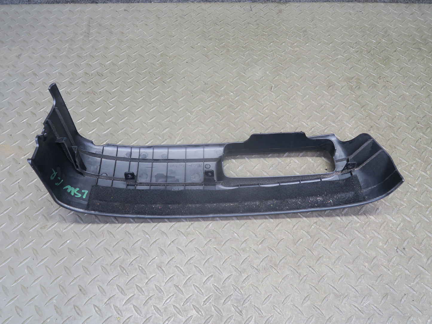 04-06 Lexus LS430 UCF30L Set of 3 Front Right Pass Seat Lower Trim Black OEM