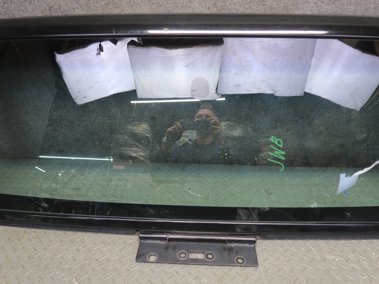 07-10 Jeep Wrangler JK Front Windshield Glass Window Frame OEM