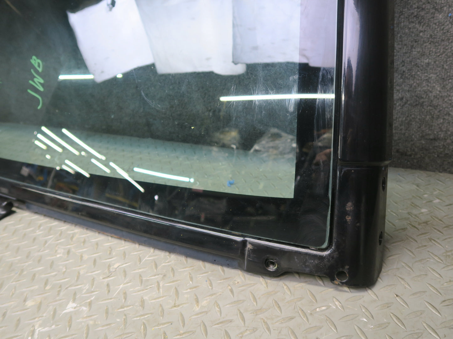07-10 Jeep Wrangler JK Front Windshield Glass Window Frame OEM