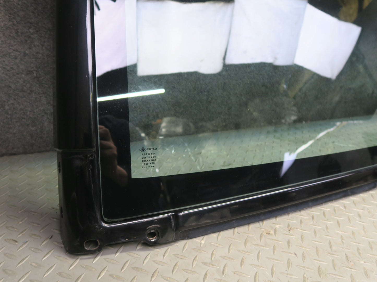 07-10 Jeep Wrangler JK Front Windshield Glass Window Frame OEM