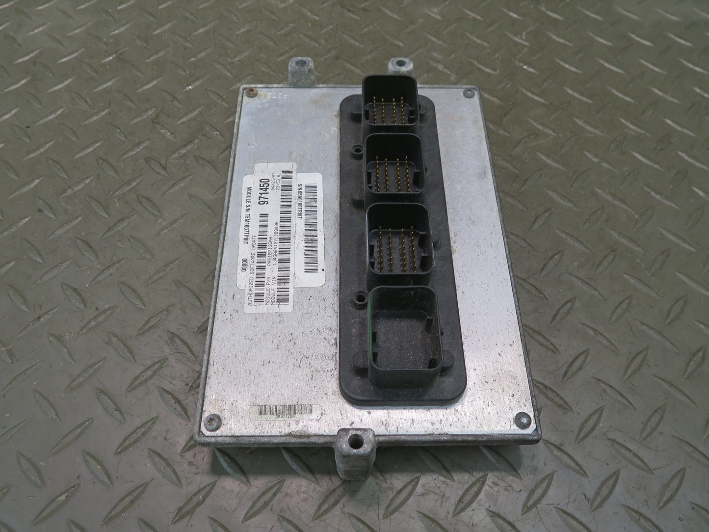 2007 Jeep Wrangler JK 3.8L M/T Engine ECU Computer Control Module 05187135AH OEM