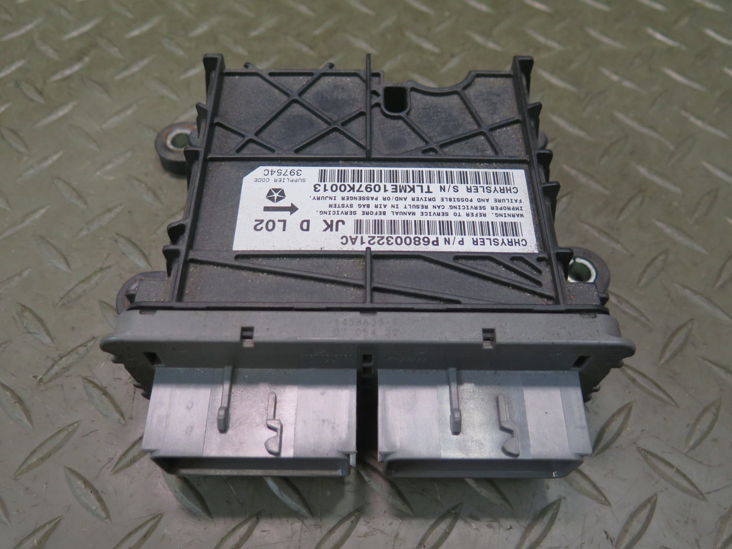 2007 Jeep Wrangler JK Chassis ECU Control  Module 68003221AC OEM