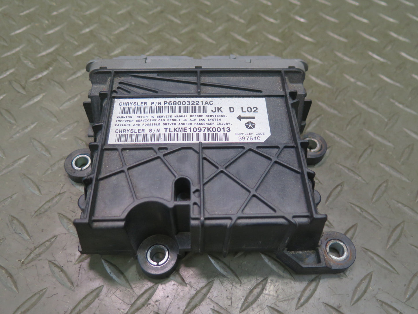 2007 Jeep Wrangler JK Chassis ECU Control  Module 68003221AC OEM