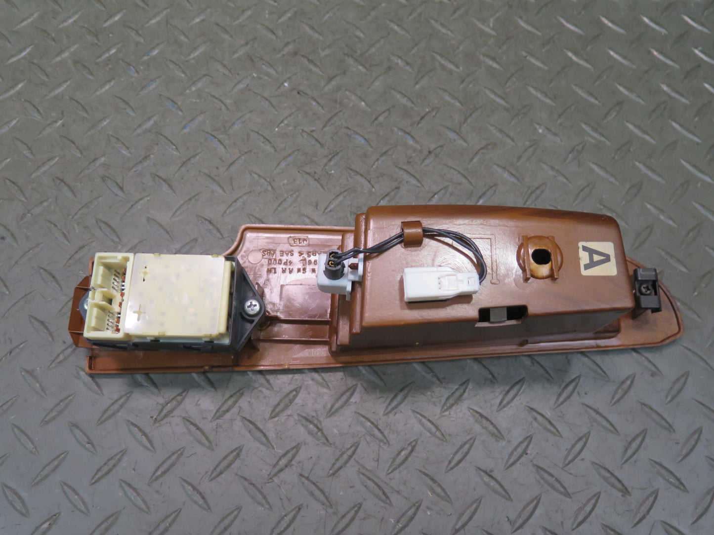 95-97 Nissan Gloria HY33 Front & Rear Door Window Switch w Wood Trim Set OEM