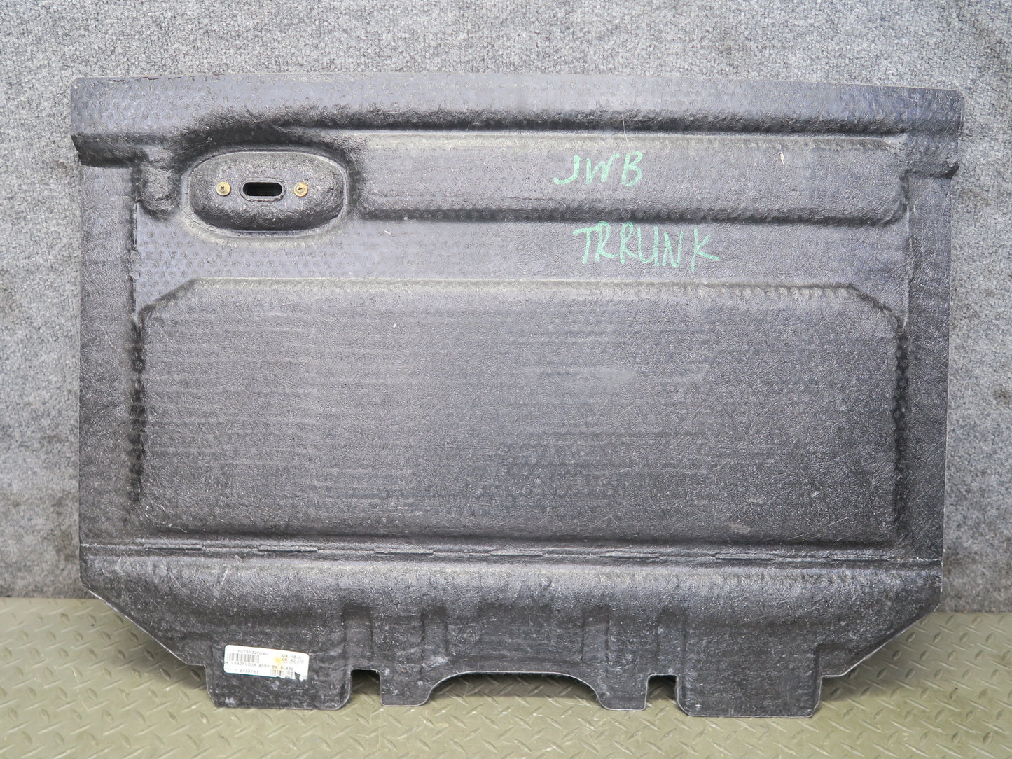 07-10 Jeep Wrangler JK Rear Trunk Cargo Floor Carpet Cover OEM