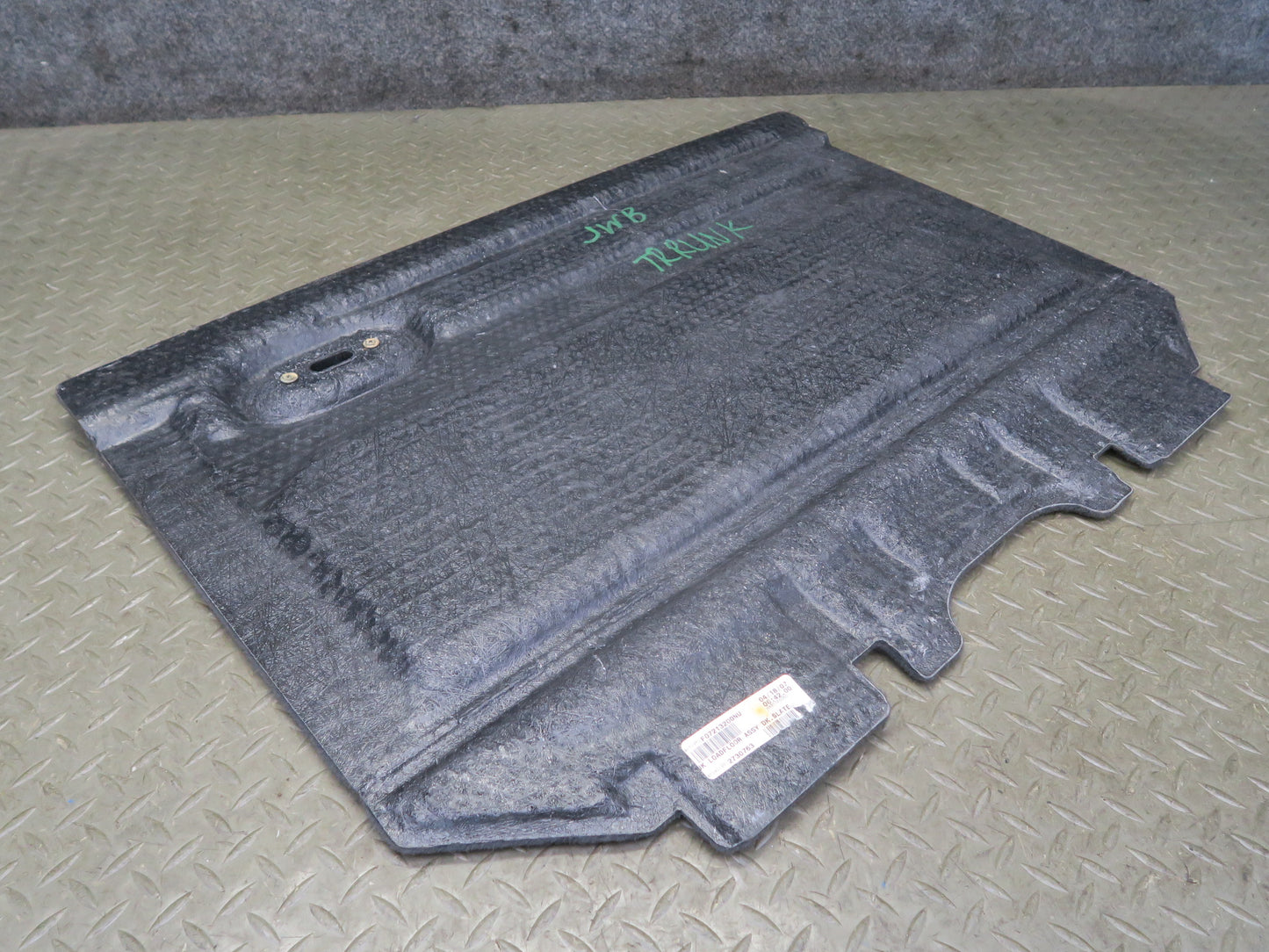 07-10 Jeep Wrangler JK Rear Trunk Cargo Floor Carpet Cover OEM