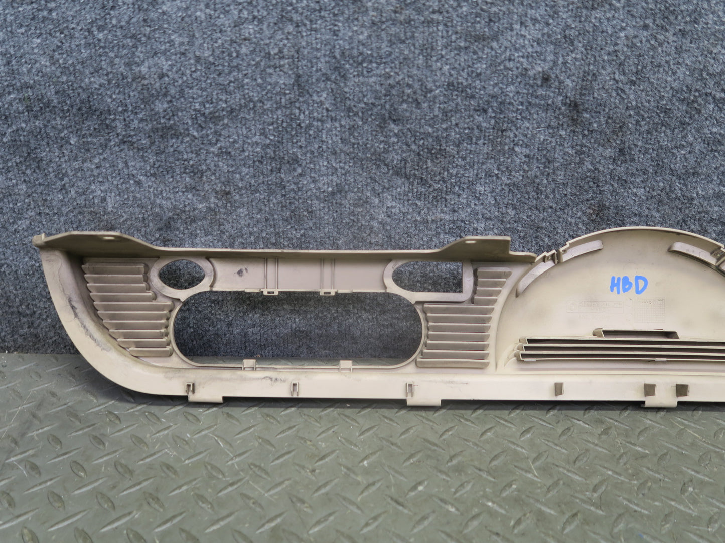 01-06 BMW E46 330ci Convertible Rear Seat Rollover Bar Trim Cover 8204279 OEM