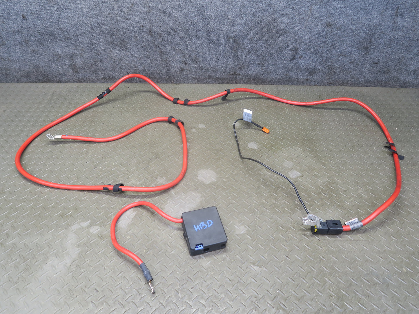 01-06 BMW E46 330Ci M54 Plus Pole Positive Battery Cable Junction Box Set OEM