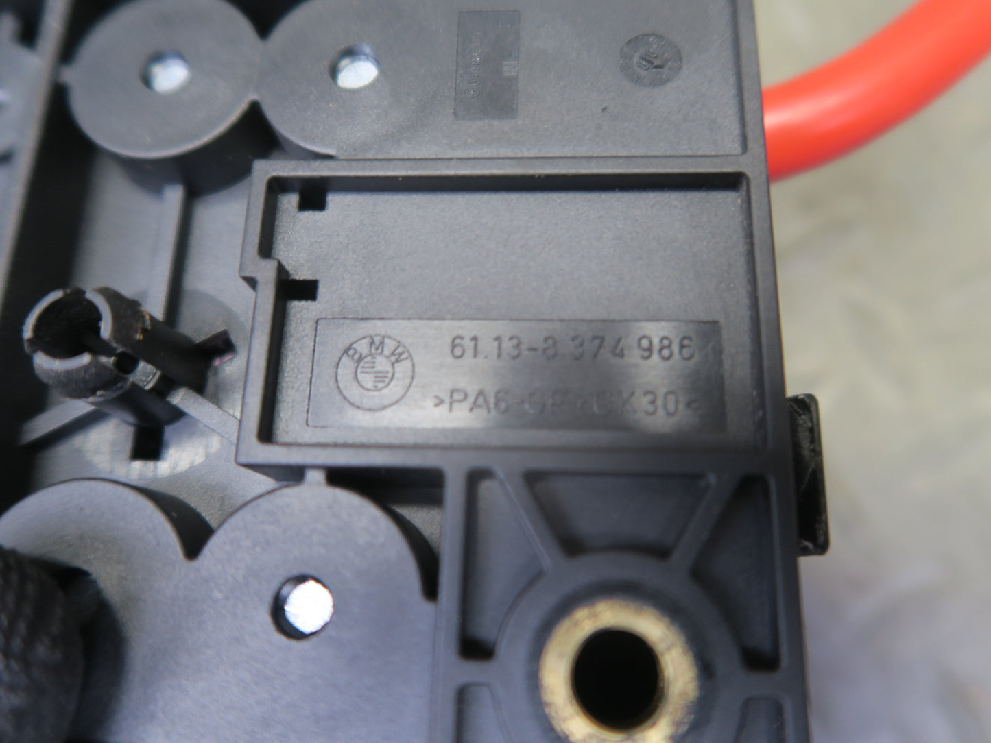 01-06 BMW E46 330Ci M54 Plus Pole Positive Battery Cable Junction Box Set OEM