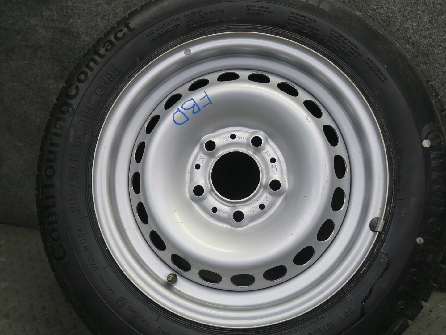 94-99 BMW E36 328iC Emergency Spare Tire R15" Wheel 15x6.5J ET47 1181958 OEM