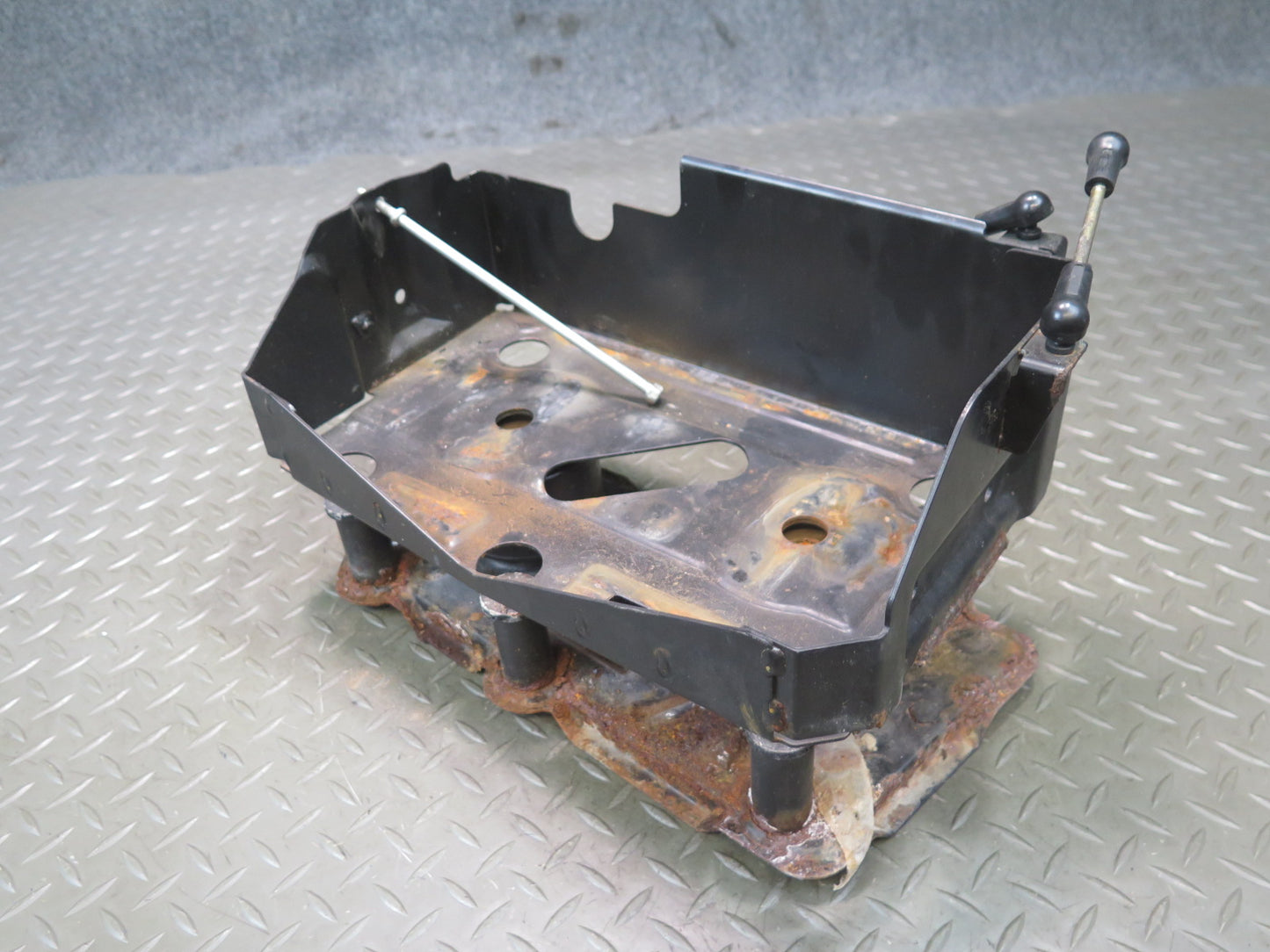 01-06 BMW E46 330Ci Convertible Battery Tray Vibration Absorber Bracket OEM