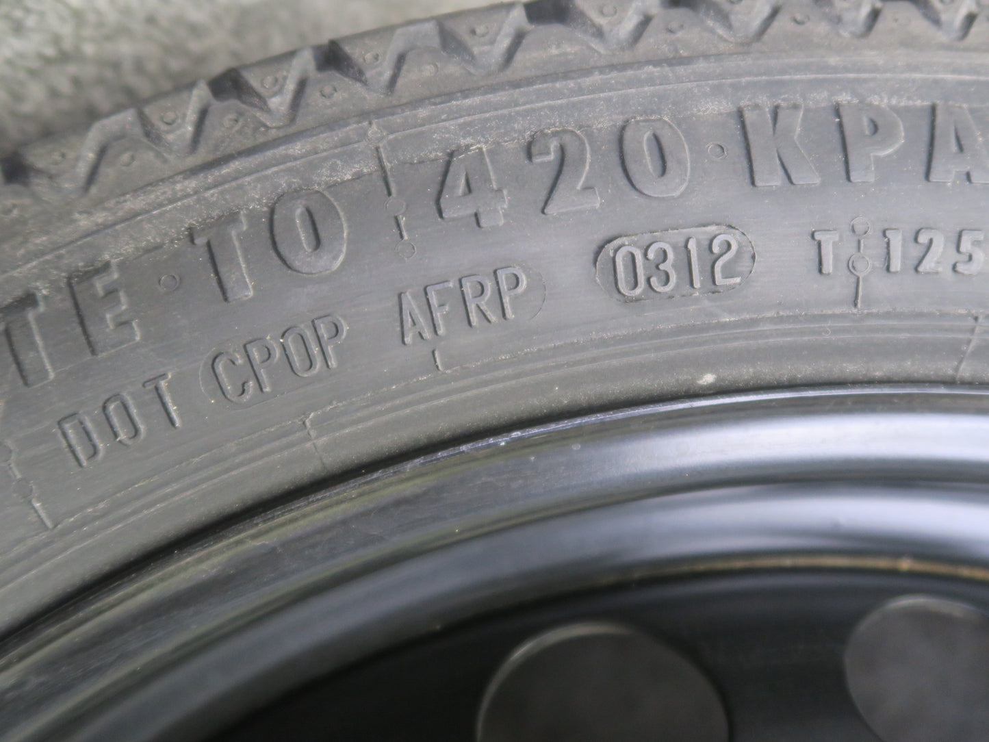 09-16 Audi 8T A5 S5 Spare Tire R19 19" Wheel Rim 19x4B ET29 8K0601027D OEM