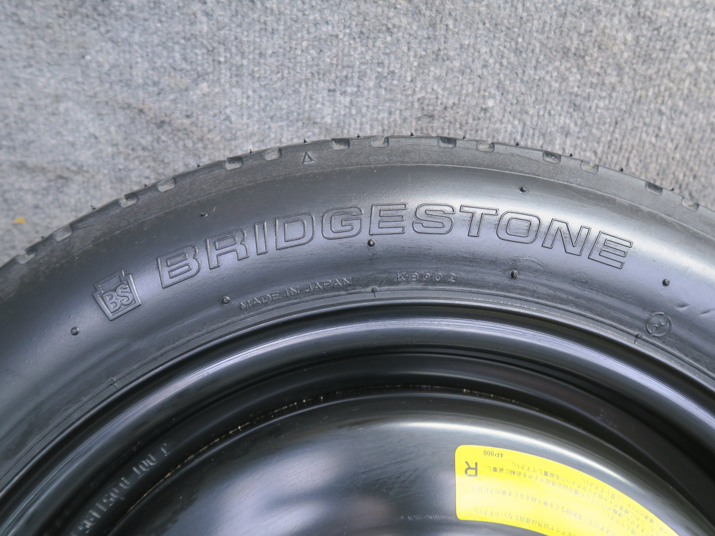 95-97 Nissan Gloria HY33 Spare Tire R16" Wheel 16x4T T125/90 40300-0P070 OEM