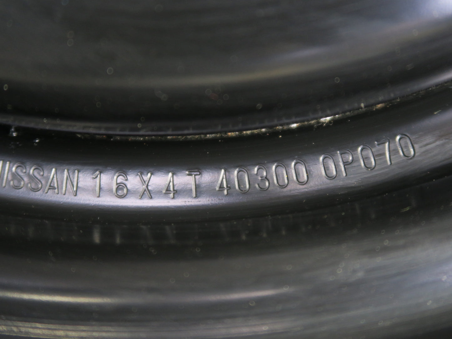 95-97 Nissan Gloria HY33 Spare Tire R16" Wheel 16x4T T125/90 40300-0P070 OEM