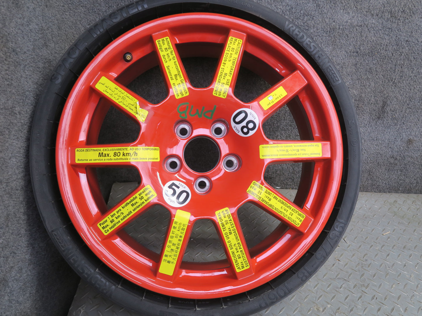 2015-2025 Porsche Macan Spare Tire 18" R18 Wheel Rim 18x6 ET14 95B601027