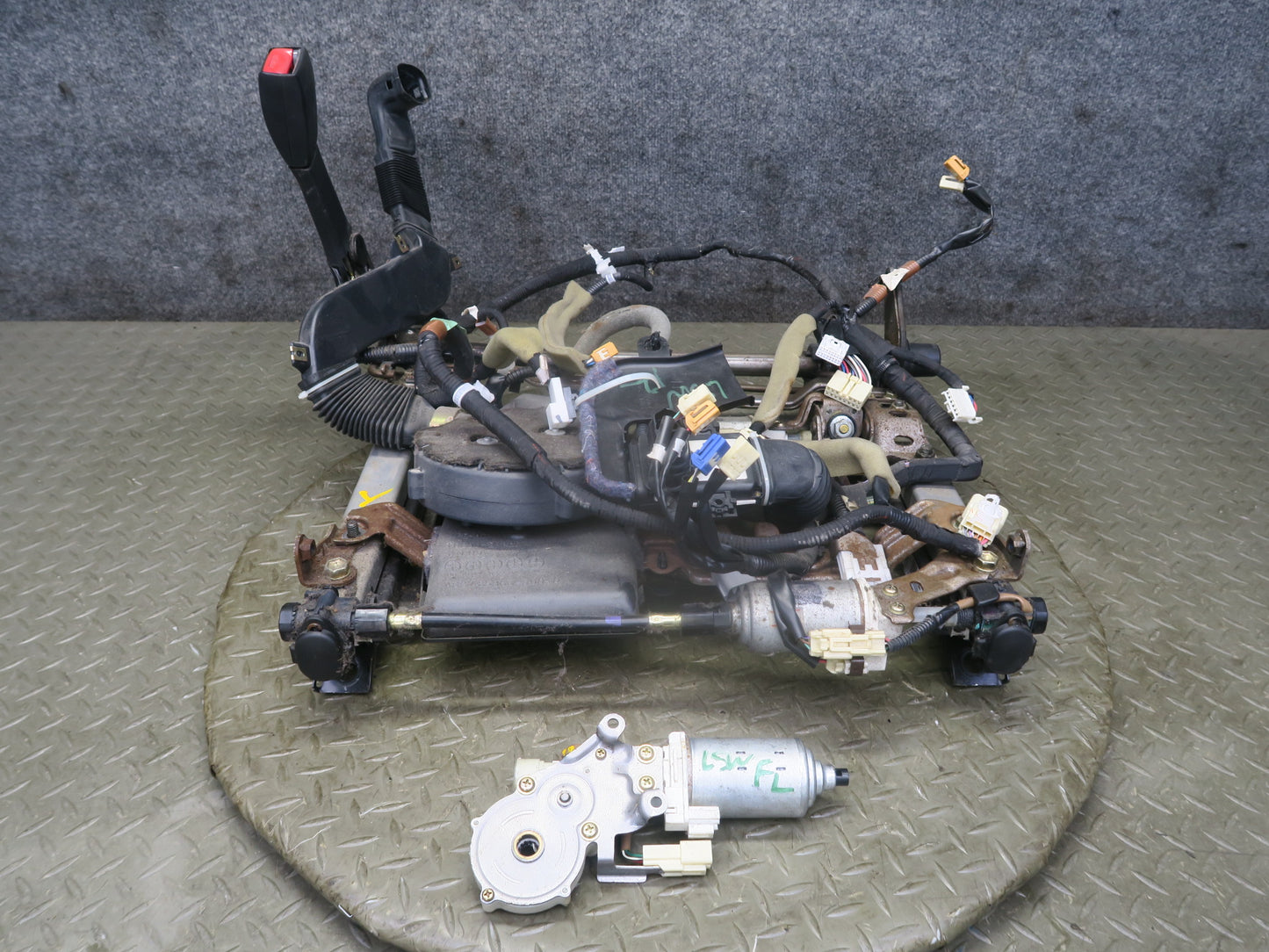 04-06 Lexus UCF30L LS430 Front Left Driver Seat Track Rail Frame OEM