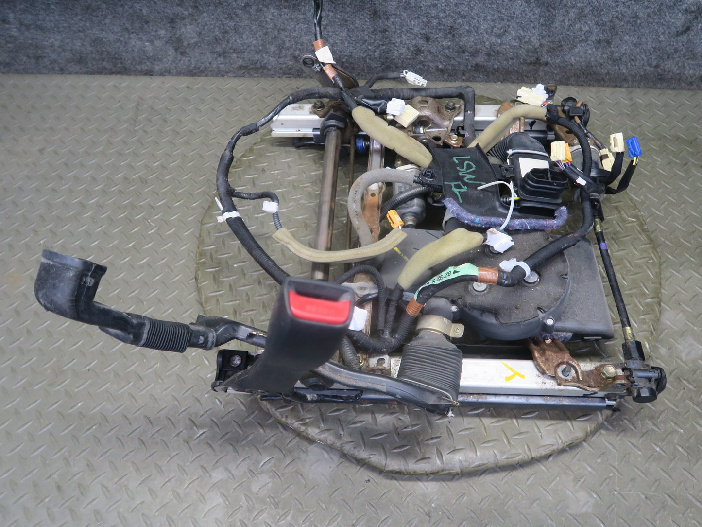 04-06 Lexus UCF30L LS430 Front Left Driver Seat Track Rail Frame OEM