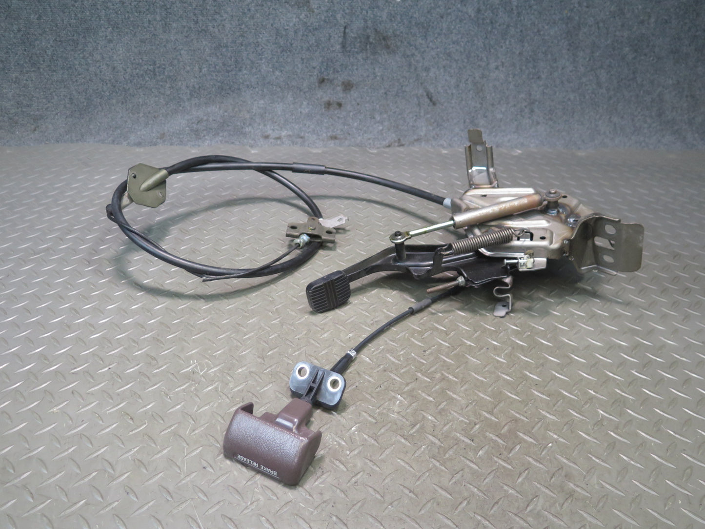 95-97 Nissan Gloria HY33 Emergency Parking Brake Pedal w Handle & Cable OEM