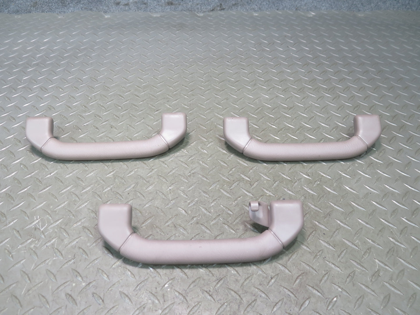 95-97 Nissan Gloria HY33 VIP Set of 3 Overhead Grab Handle Brown OEM