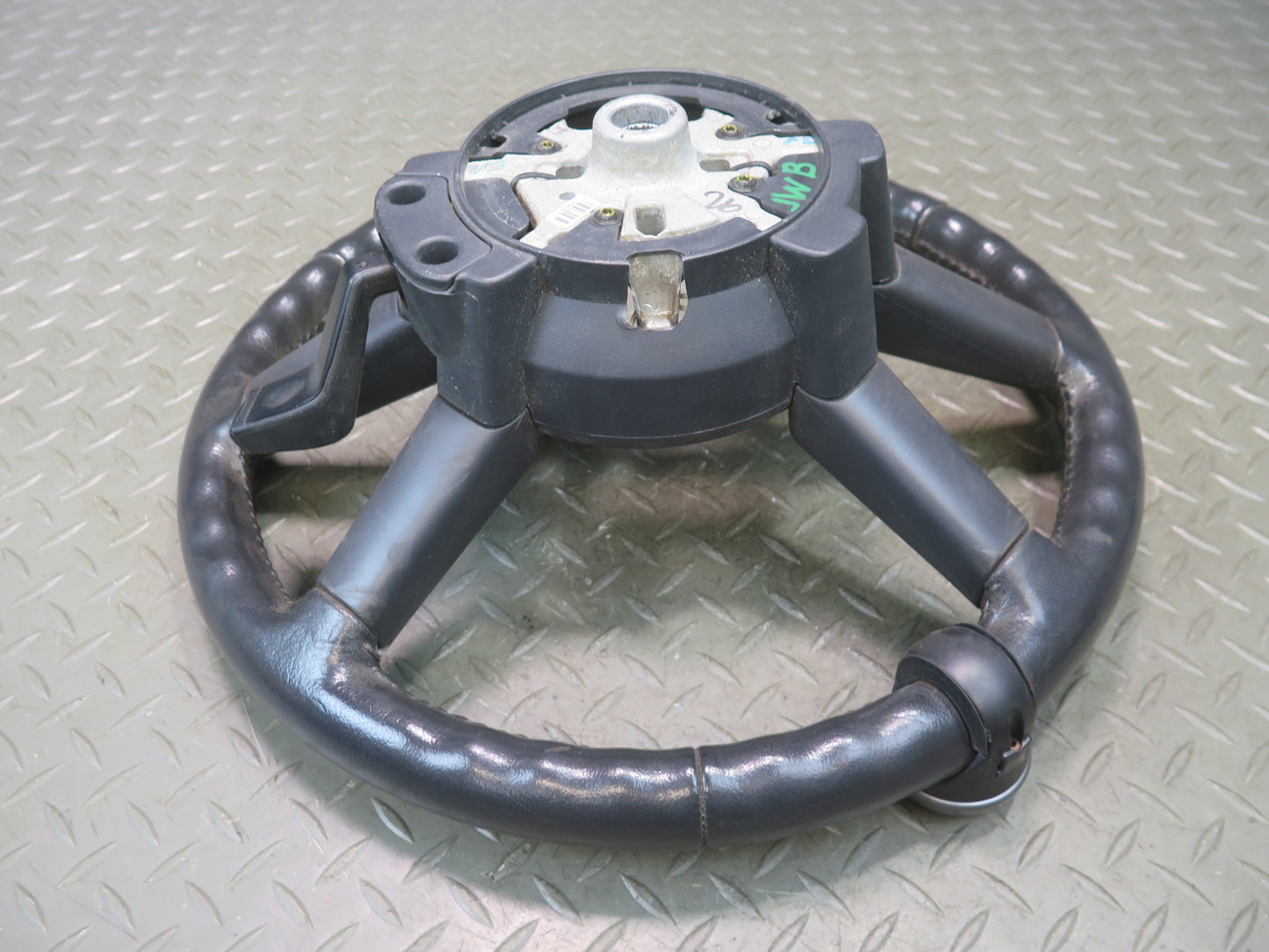 07-10 Jeep Wrangler JK Leather Steering Black w Cruise Switch OEM