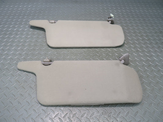 95-97 Nissan Gloria HY33 Front Left Right Sun Visor Set of 2 Brown OEM