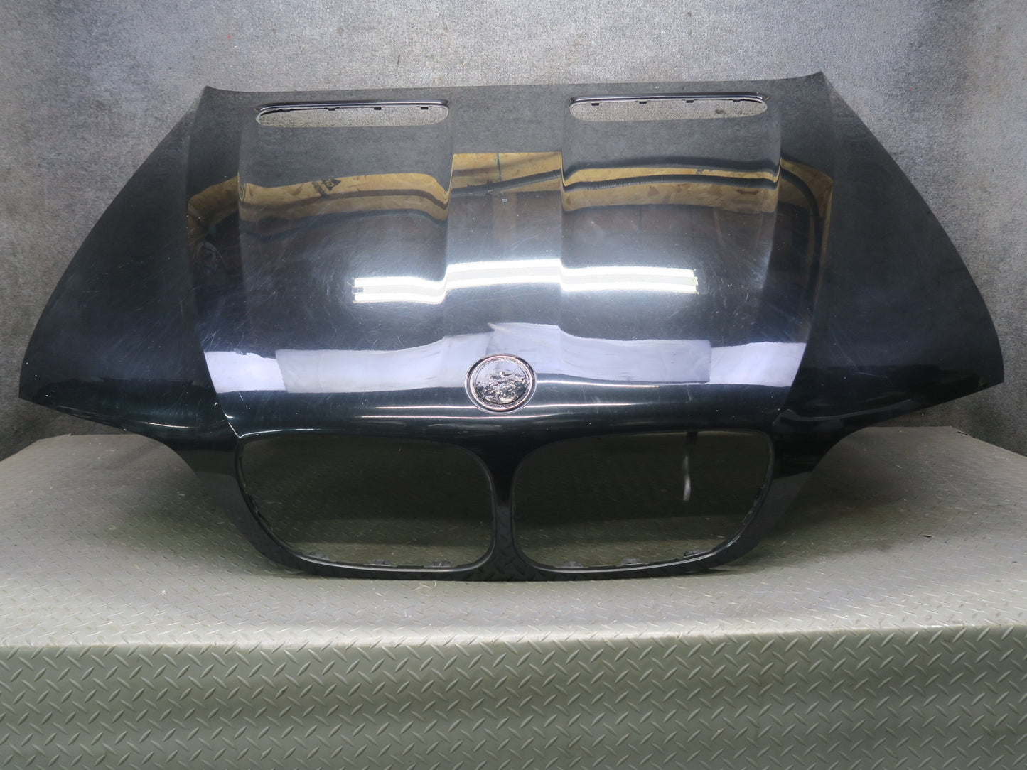 04-06 BMW E53 X5 Front Hood Bonnet Shell Panel Black OEM