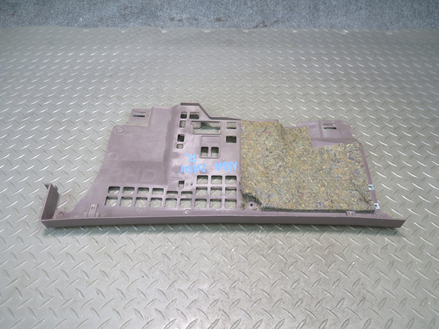 95-97 Nissan Gloria HY33 VIP Front Right Under Dash Lower Trim Panel Brown OEM