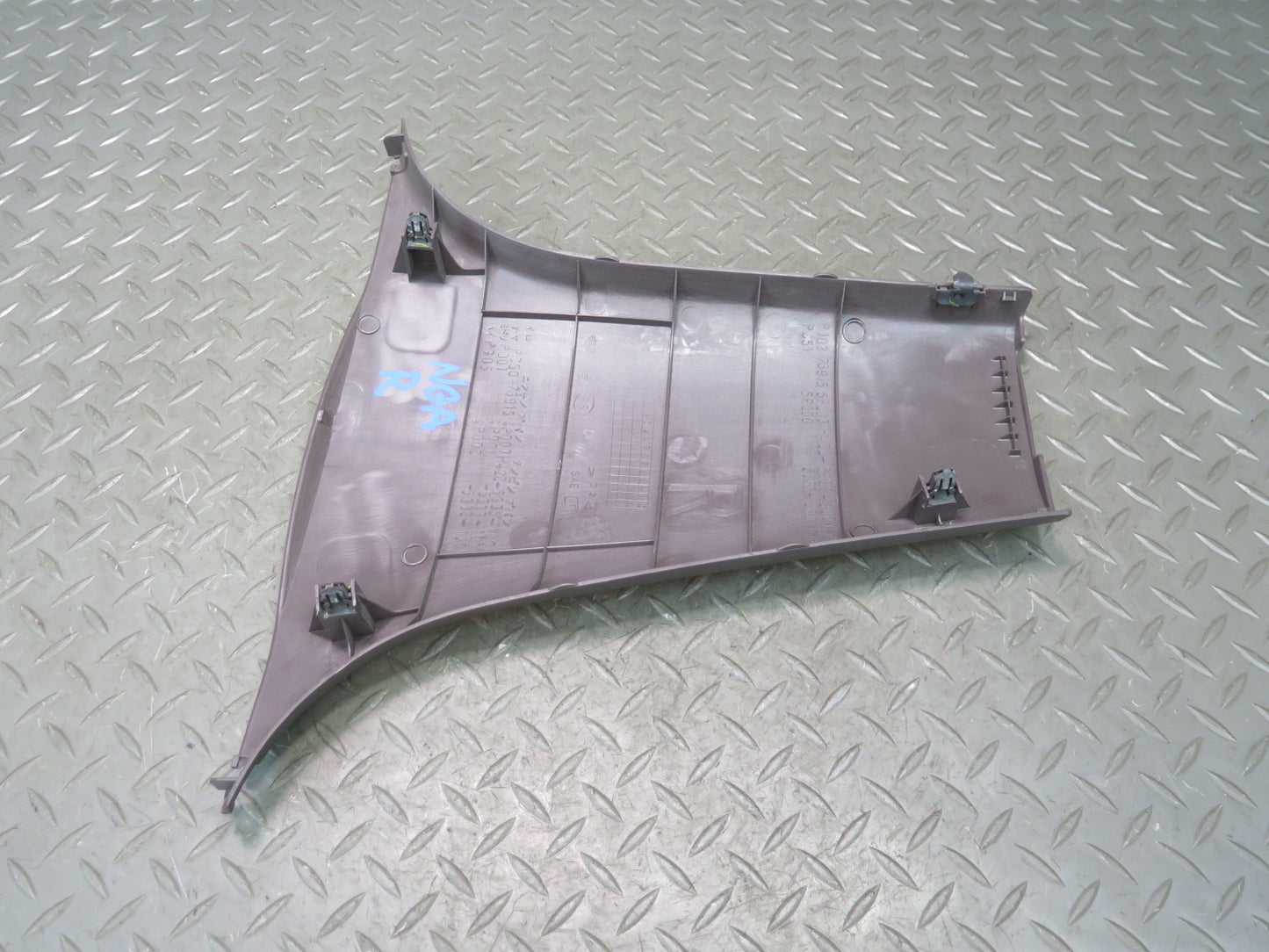 95-97 Nissan Gloria HY33 VIP Set of 2 Rear Lower B Pillar Trim Cover Brown OEM