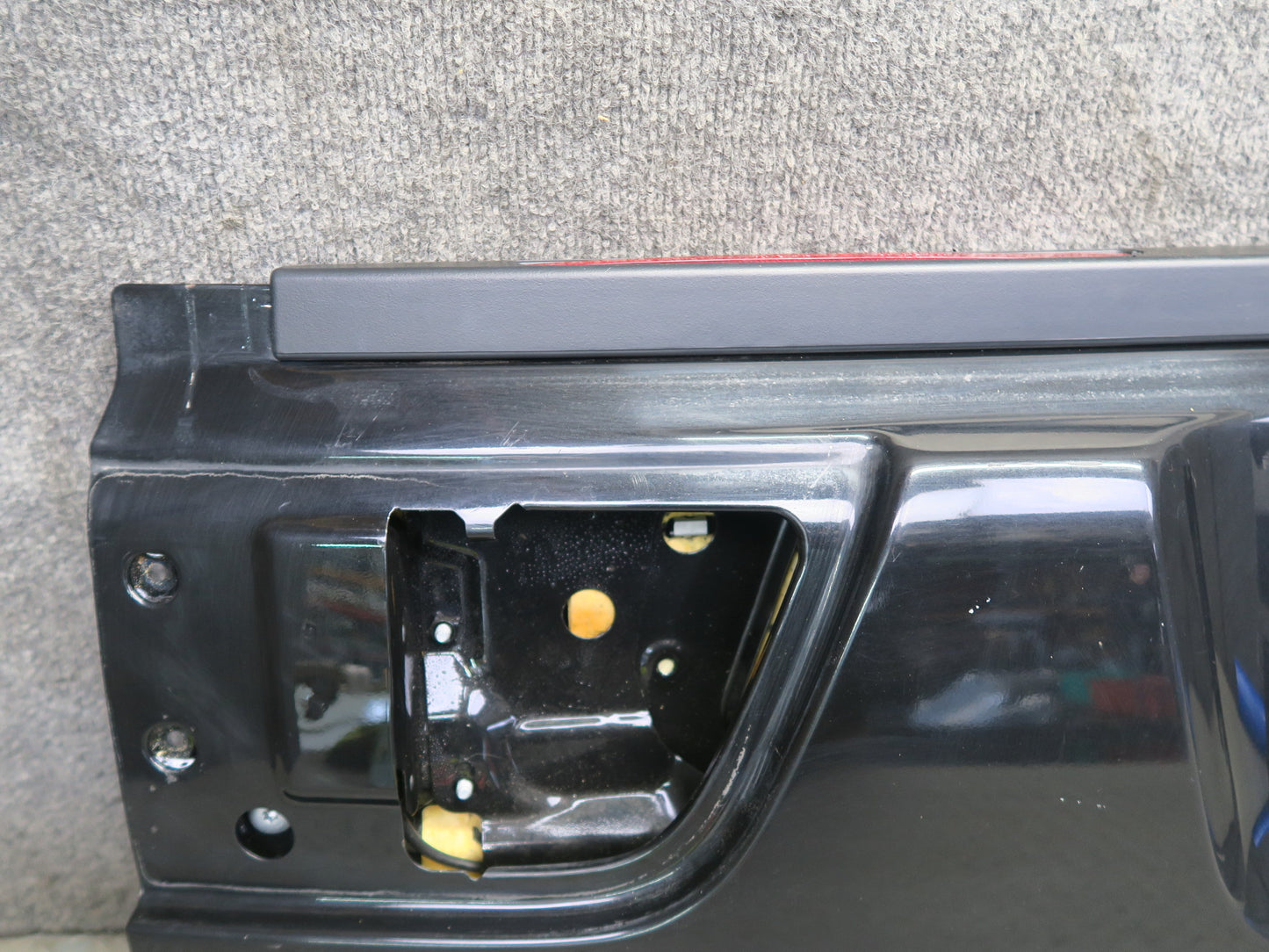 00-06 BMW E53 X5 Rear Trunk Lid Lower Tail Gate Panel Black OEM