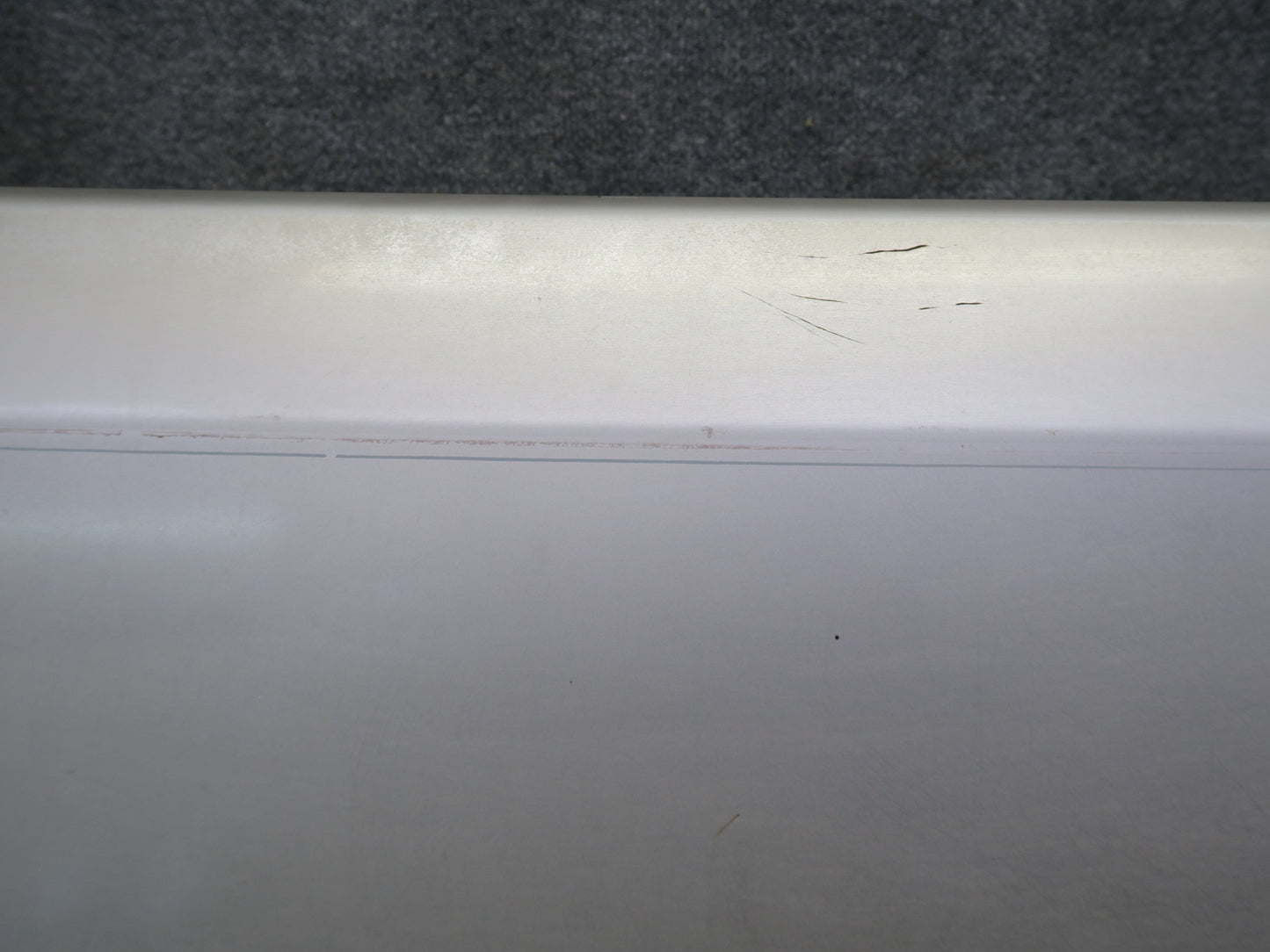 86-93 Mercedes W124 300E Rear Right Door Shell Panel Smoke Silver Metallic OEM