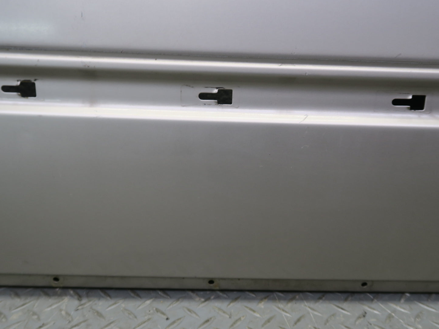 86-93 Mercedes W124 300E Rear Right Door Shell Panel Smoke Silver Metallic OEM