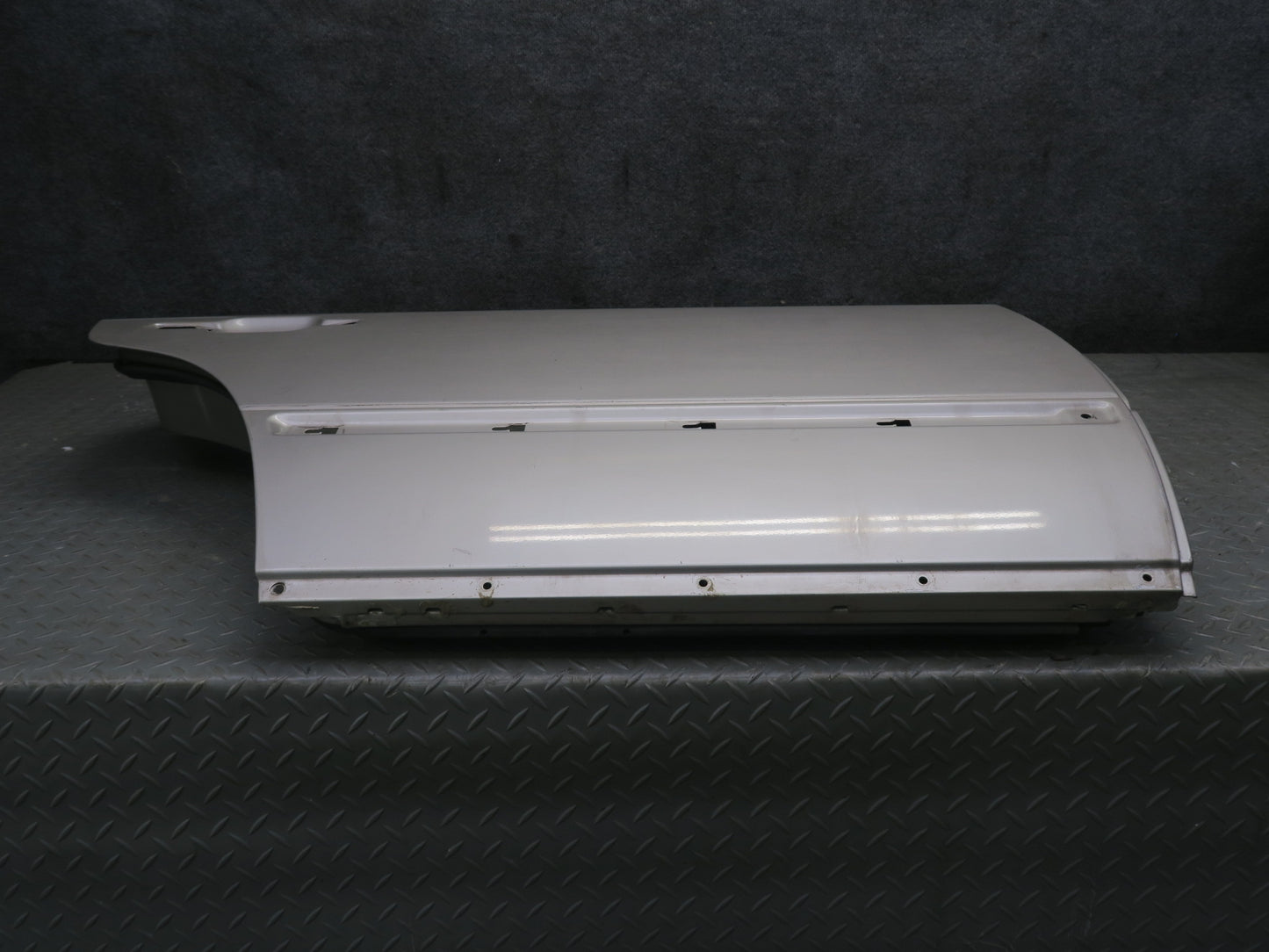 86-93 Mercedes W124 300E Rear Right Door Shell Panel Smoke Silver Metallic OEM