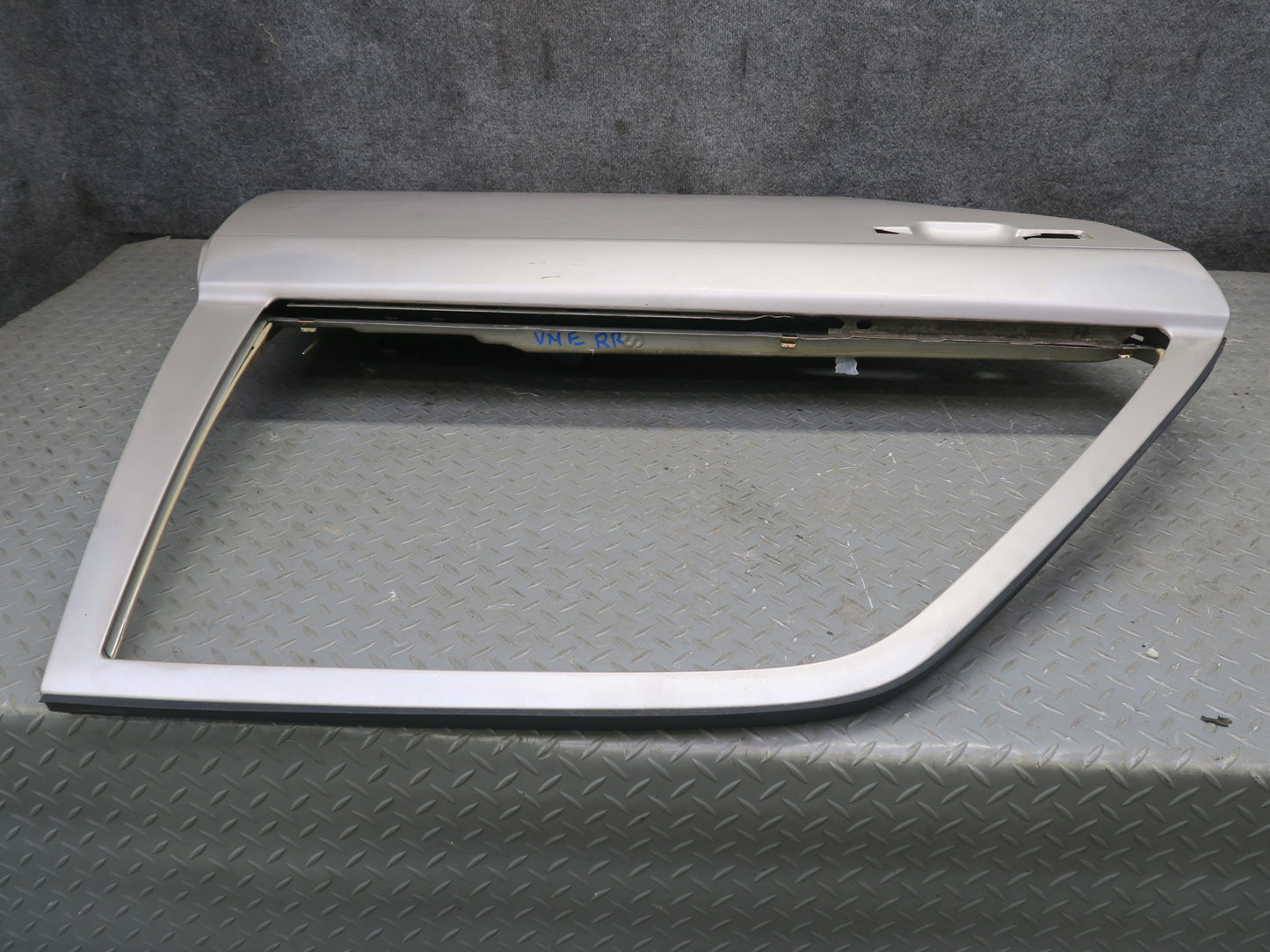 86-93 Mercedes W124 300E Rear Right Door Shell Panel Smoke Silver Metallic OEM