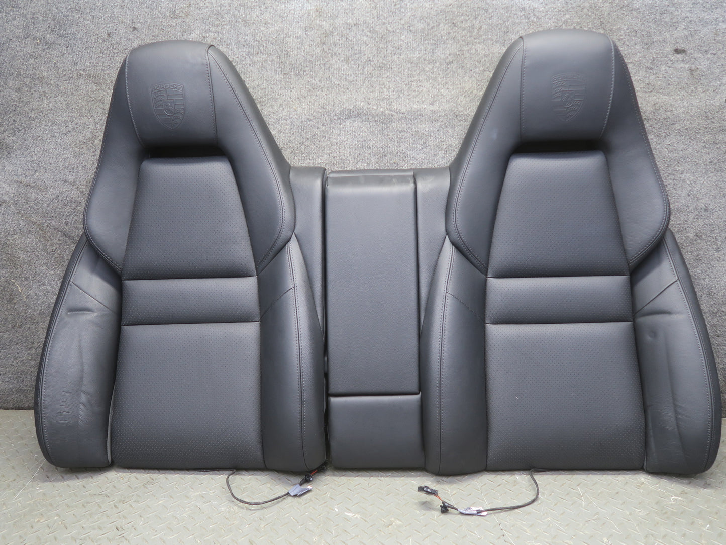 2010-2016 Porsche Panamera 970 Front Rear Power Comfort Seat Leather Black Set