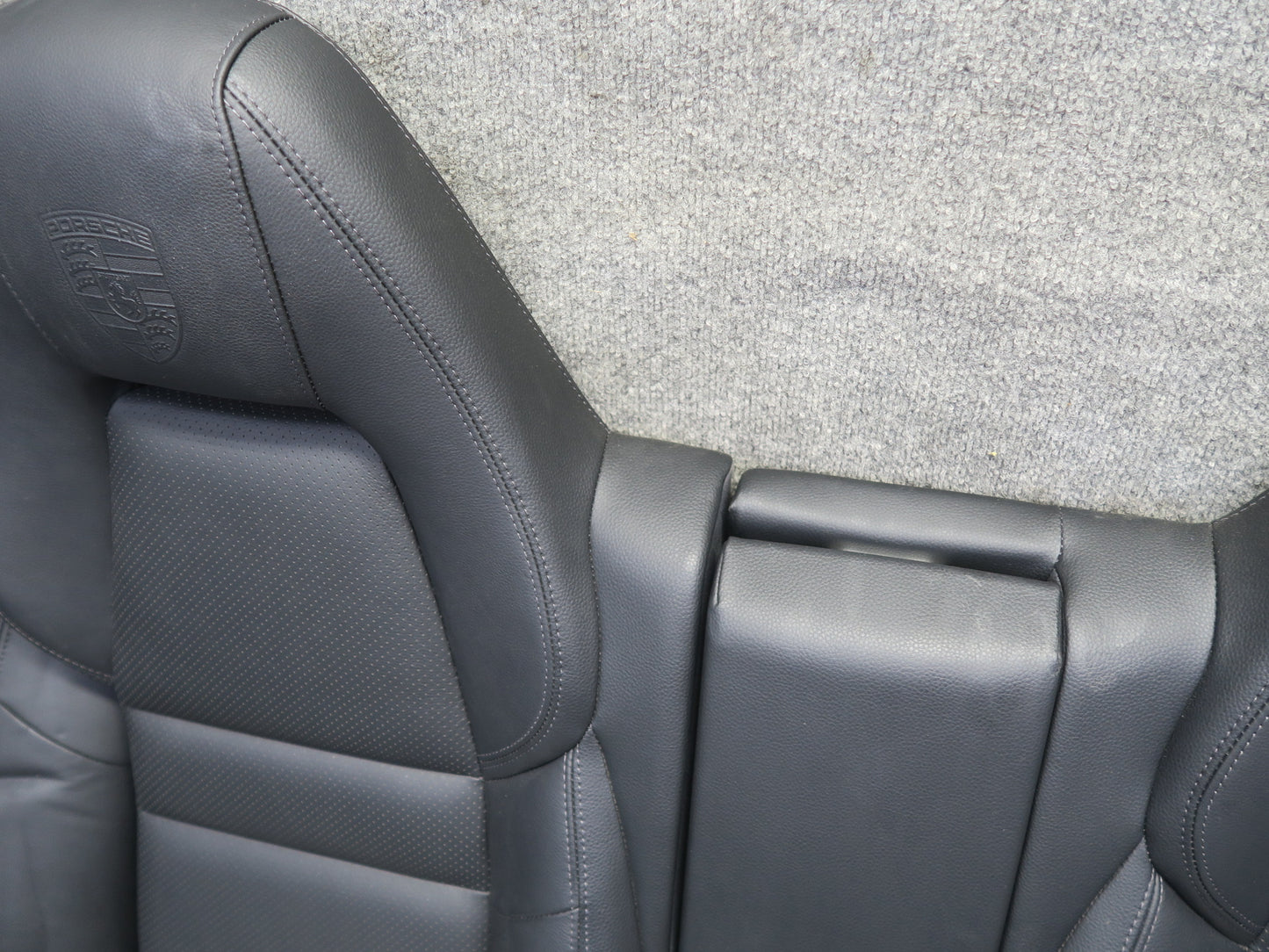 2010-2016 Porsche Panamera 970 Front Rear Power Comfort Seat Leather Black Set