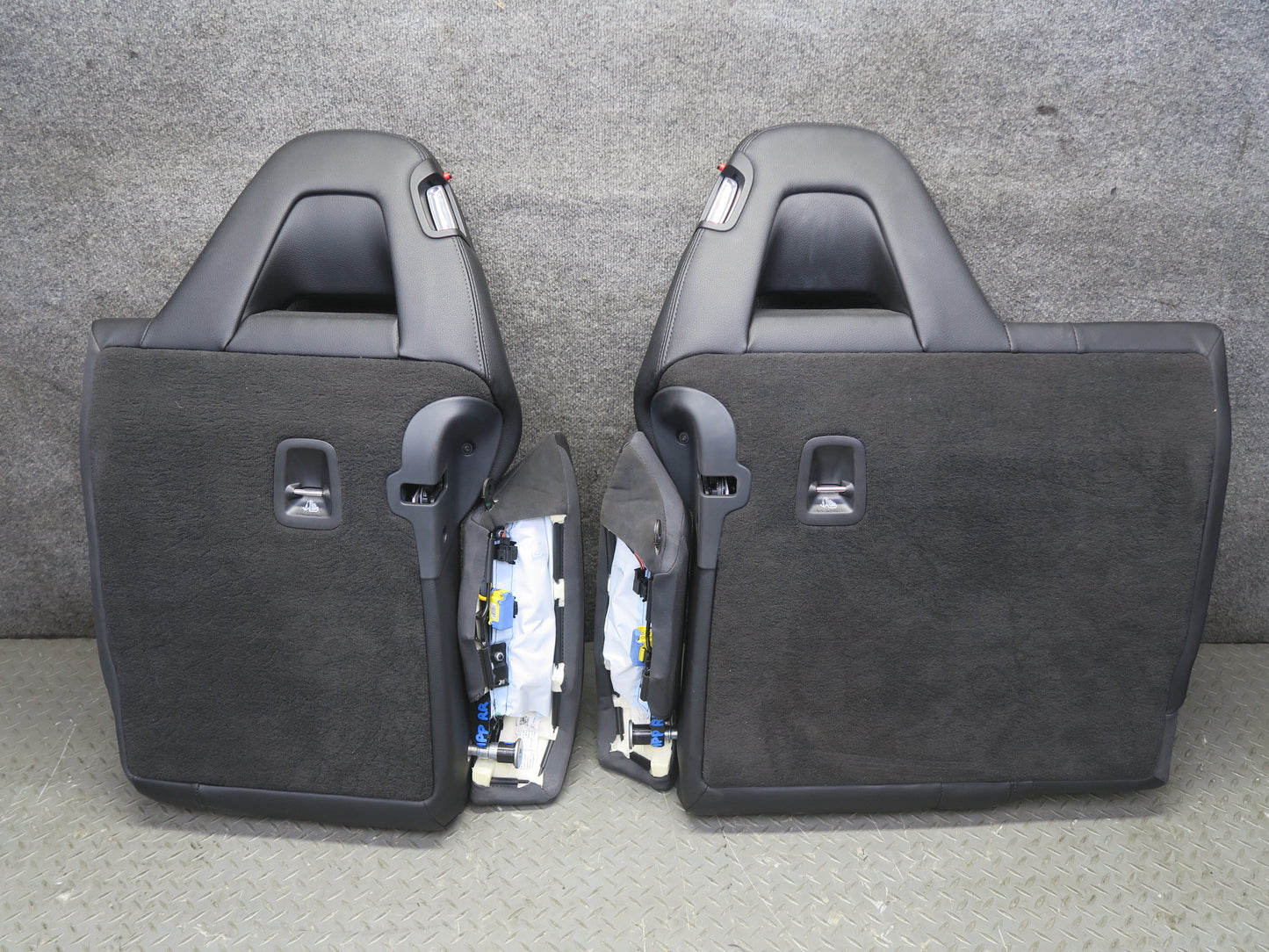 2010-2016 Porsche Panamera 970 Front Rear Power Comfort Seat Leather Black Set