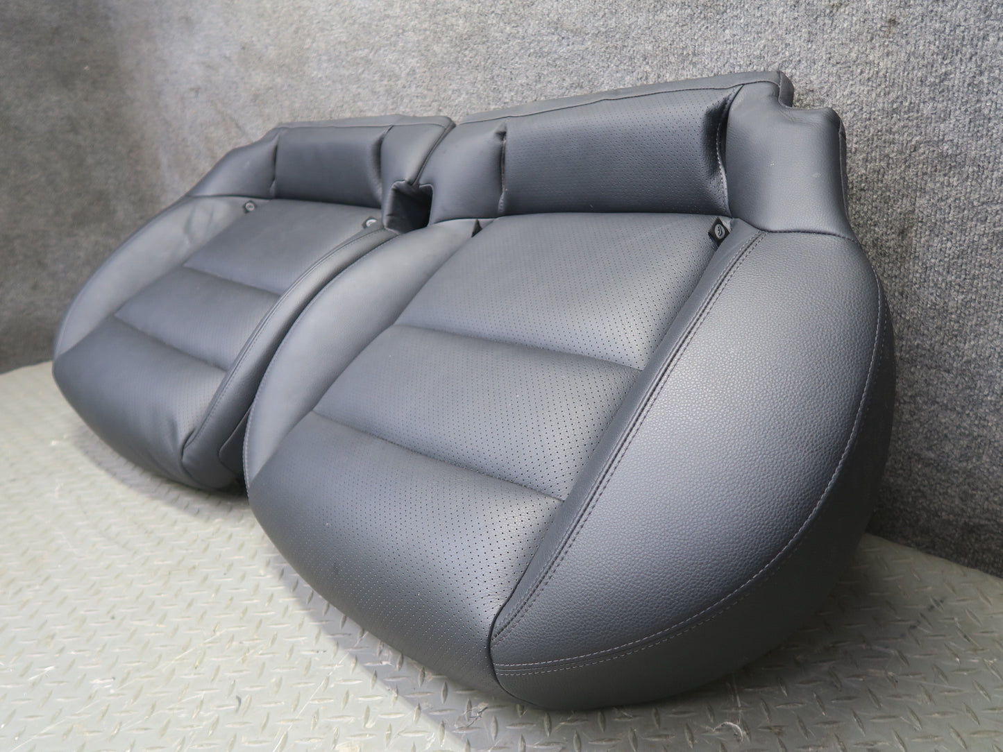 2010-2016 Porsche Panamera 970 Front Rear Power Comfort Seat Leather Black Set